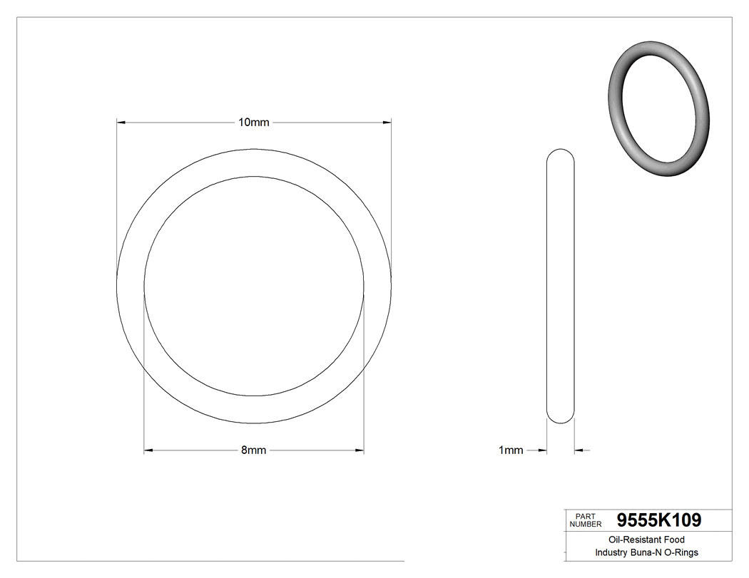 Technical drawing - 9555K109